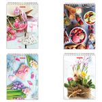 Блокнот БОЛЬШОЙ ФОРМАТ (200х290 мм) А4, 80 л., гребень, твердая картонная обложка, жесткая подложка, клетка, BRAUBERG, "Для неё", 129808