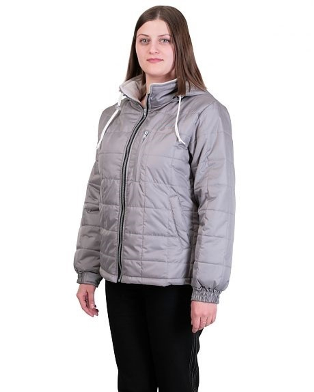 Куртка "Люкс" женская, светло-серая