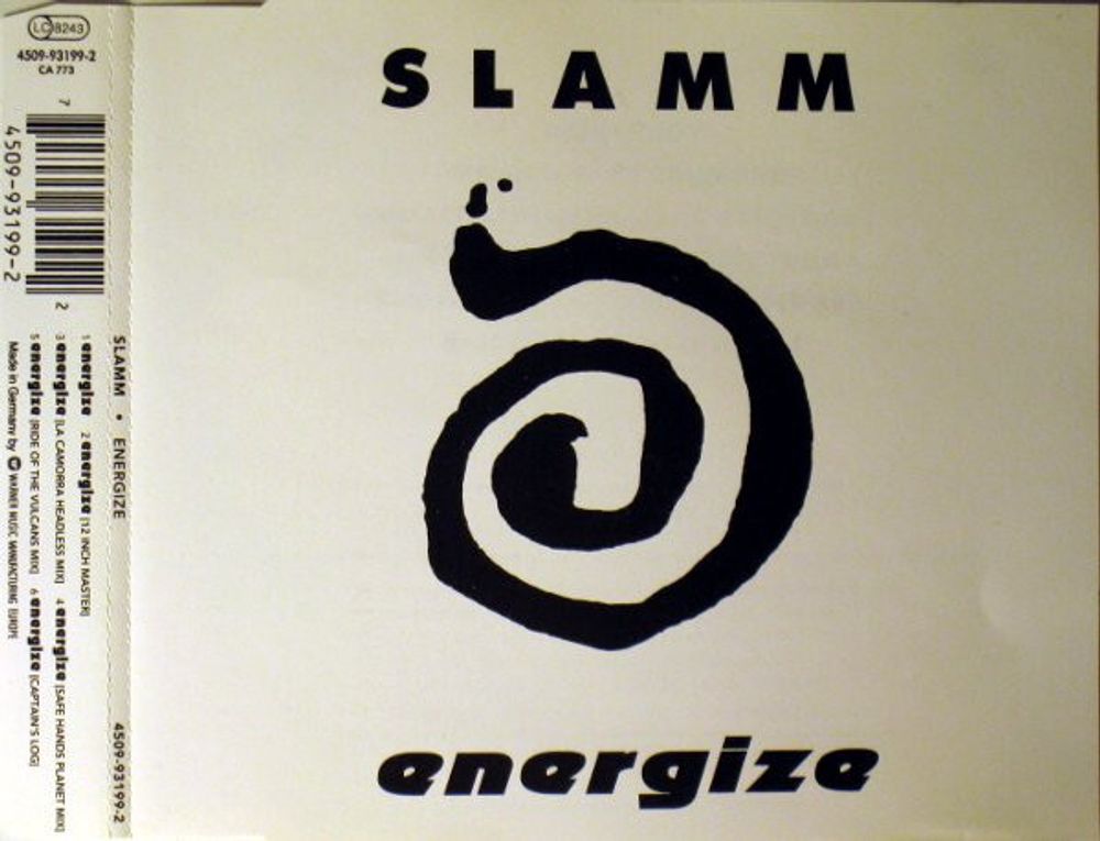 CD: Slamm — «Energize» (1993)