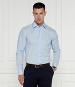 рубашка h-hank-kent-c1-214 BOSS BLACK - голубой(50469345)