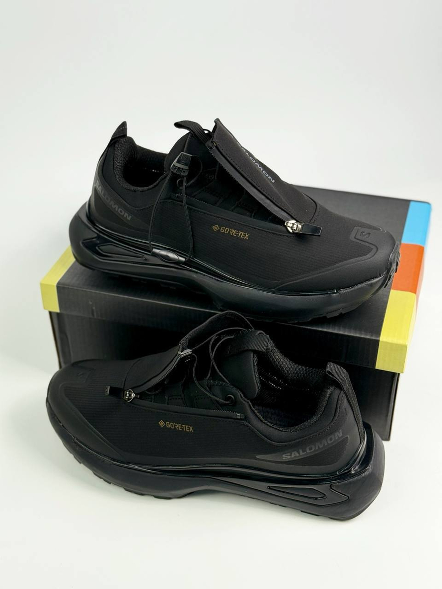 Кроссовки Salomon Gore-Tex ТЕРМО #N541 (черн.)