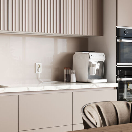 Розетка двойная с заземлением (айвори матовый)