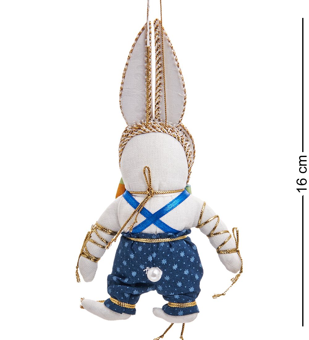 РусКукла RK-454/1 Кукла подвесная «Карнавальный заяц»