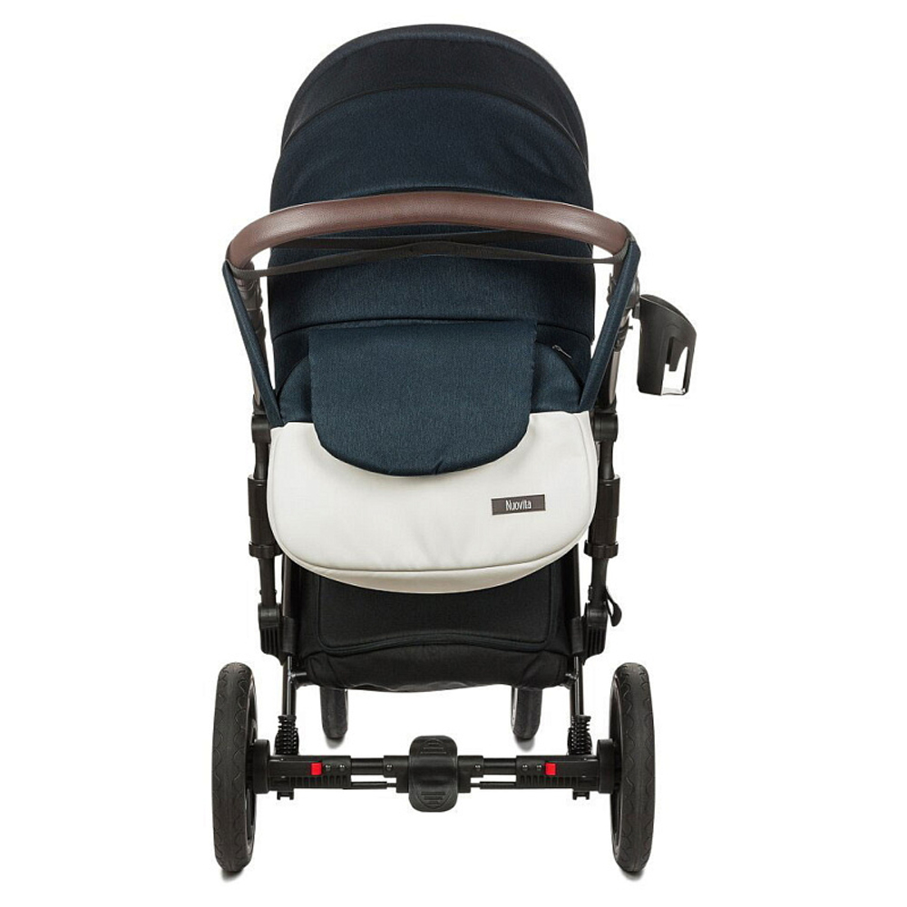 Детская коляска Nuovita Carro Sport 2 в 1 Blu bianco/Сине-белый