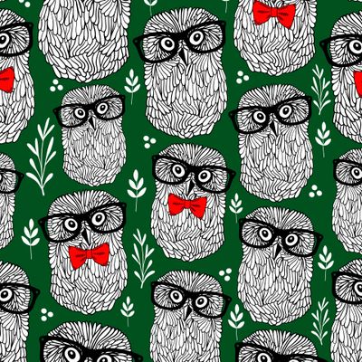 Совы в бабочках