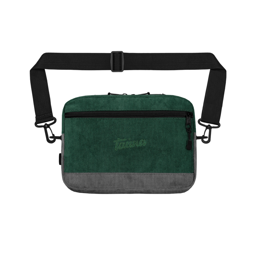 Сумка Тайна POST VNTG Вельвет Изумрудный / Серый