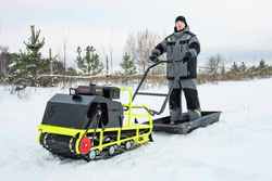 Мотобуксировщик БУРЛАК М2 Хозяин-1 15 л.с.