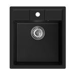 Мойка ML-GM28 КОМФОРТ ультра-черная (344), 450*500*190мм