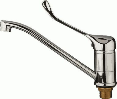 смеситель кухня LEDEME картридж д.40мм с гайкой хирургический L4979