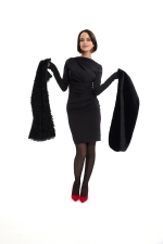 Платье с мехом KISLOVA