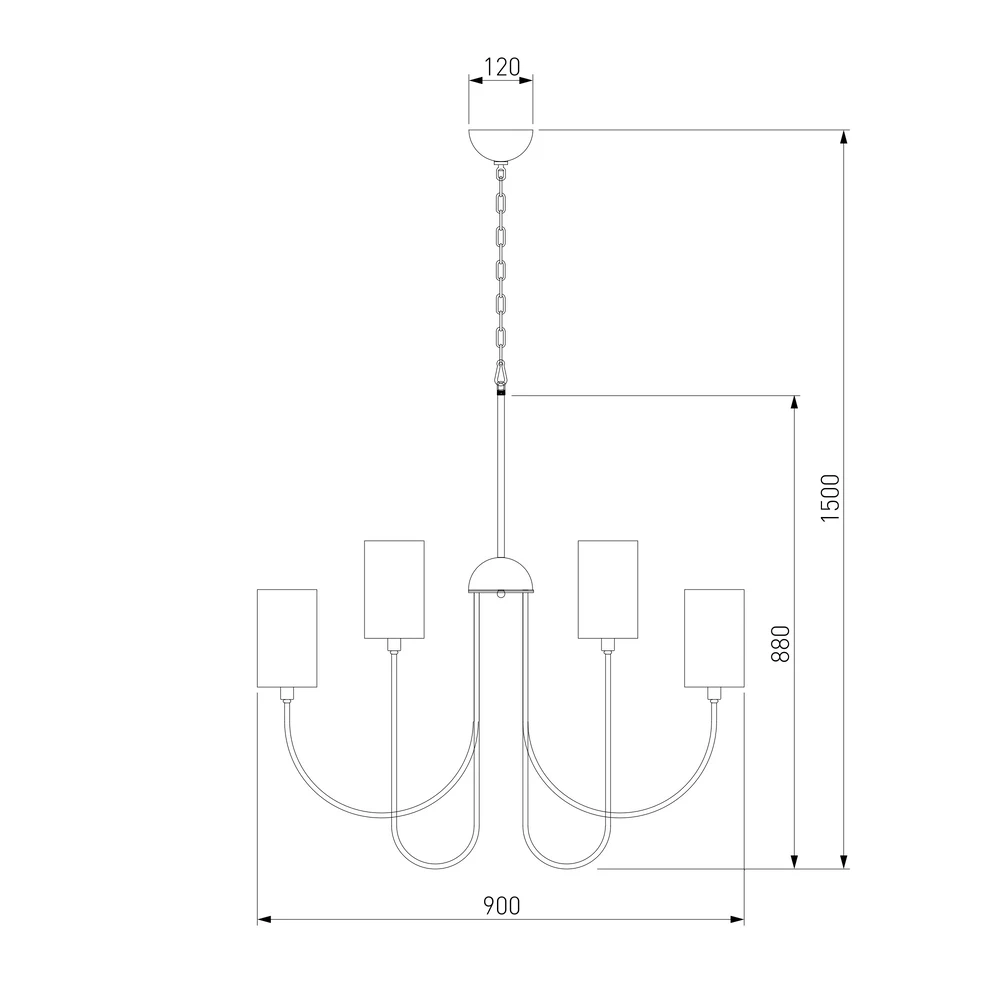 Подвесная люстра Eurosvet ABBEY 4690389203213