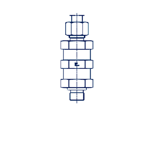 Клапан обратный с наружной резьбой DS20 BSP 3/4 выпускной (корпус)