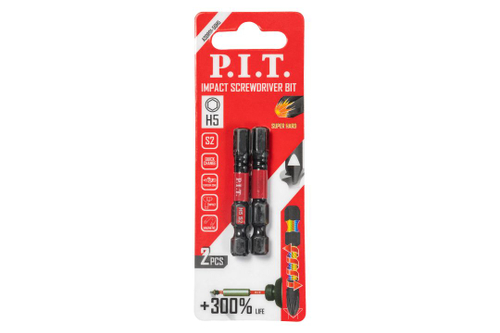 Бита ударная PIT H5х50 мм 2 шт в уп.(ASDR01-50H5)