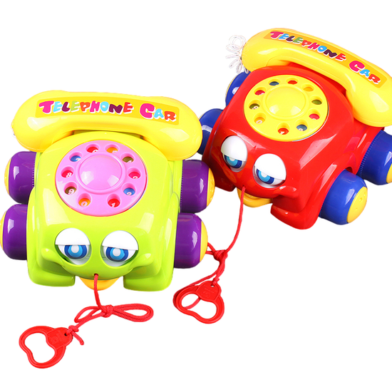 Каталка Телефончик на веревке