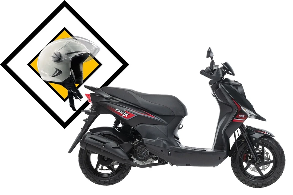 Скутер SYM CROX 125 + Шлем SYM