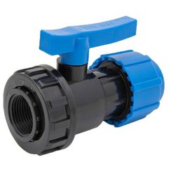 Кран шаровой ТПК-АКВА компрессионный ВР разъемный d 25 х 3/4, 554222534