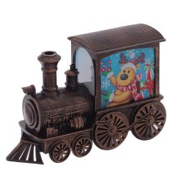 GAEM Изделие декор Паровоз "Гном/Олень/Эльф" (подсвет, AAAх2 н/п) L13 W4,5 H8,5 см, 3в.
