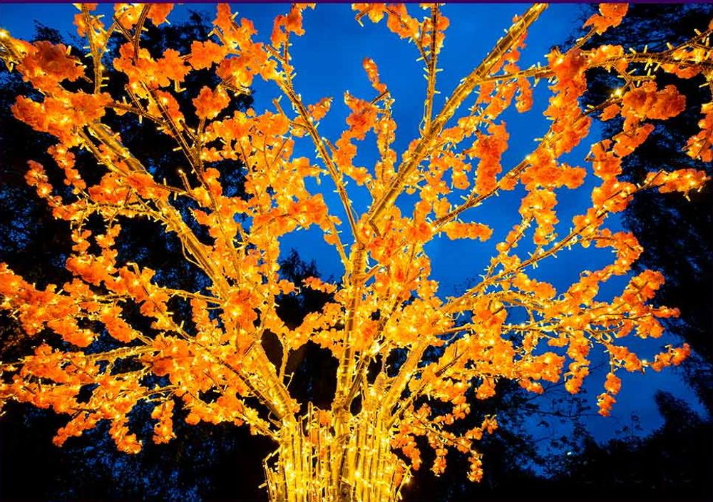 Световое дерево с цветами «Сакура»