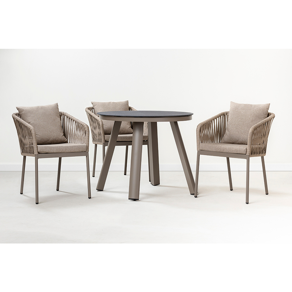 Стул monyx, серо-бежевый