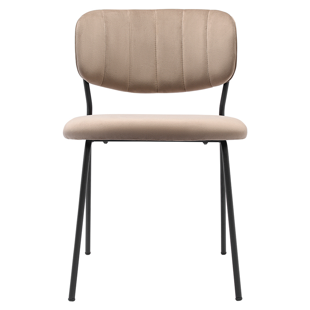 Стул eirill, велюр, светло-коричневый