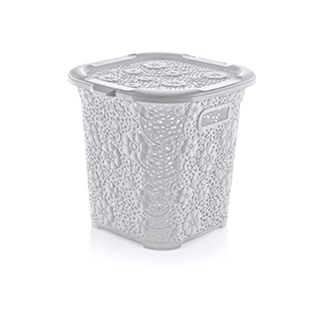 Многофункциональная корзина ажурная 15 лт белый