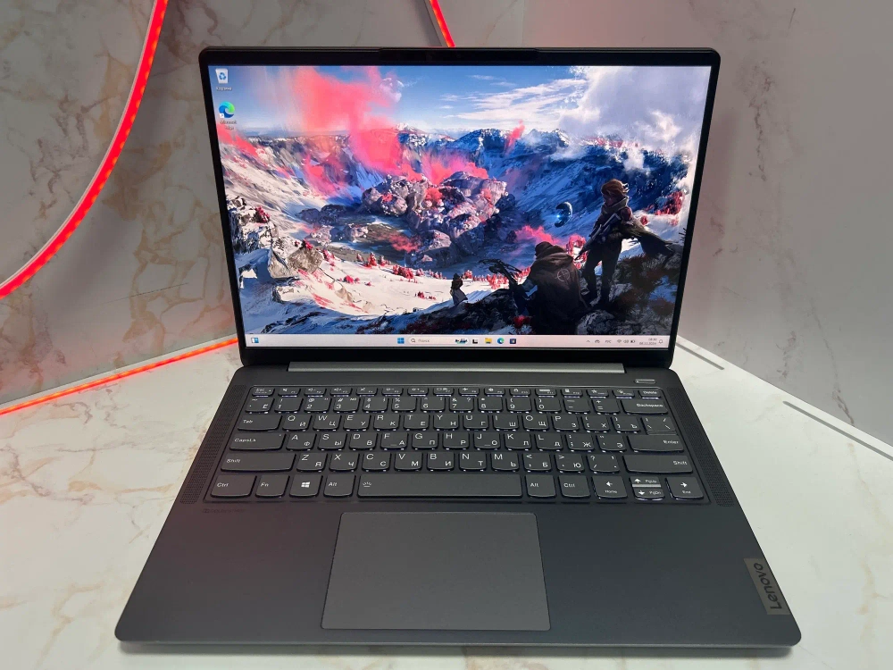 Ноутбук Lenovo IdeaPad 5 Pro 14ACN6 (82L7000QRK)/14"/AMD Ryzen 7 5800U/RAM 16GB/SSD 512GB/AMD Radeon Graphics/2240*1400/IPS/DOS/Подсветка кл-ры: LED/Серый. Состояние: B1