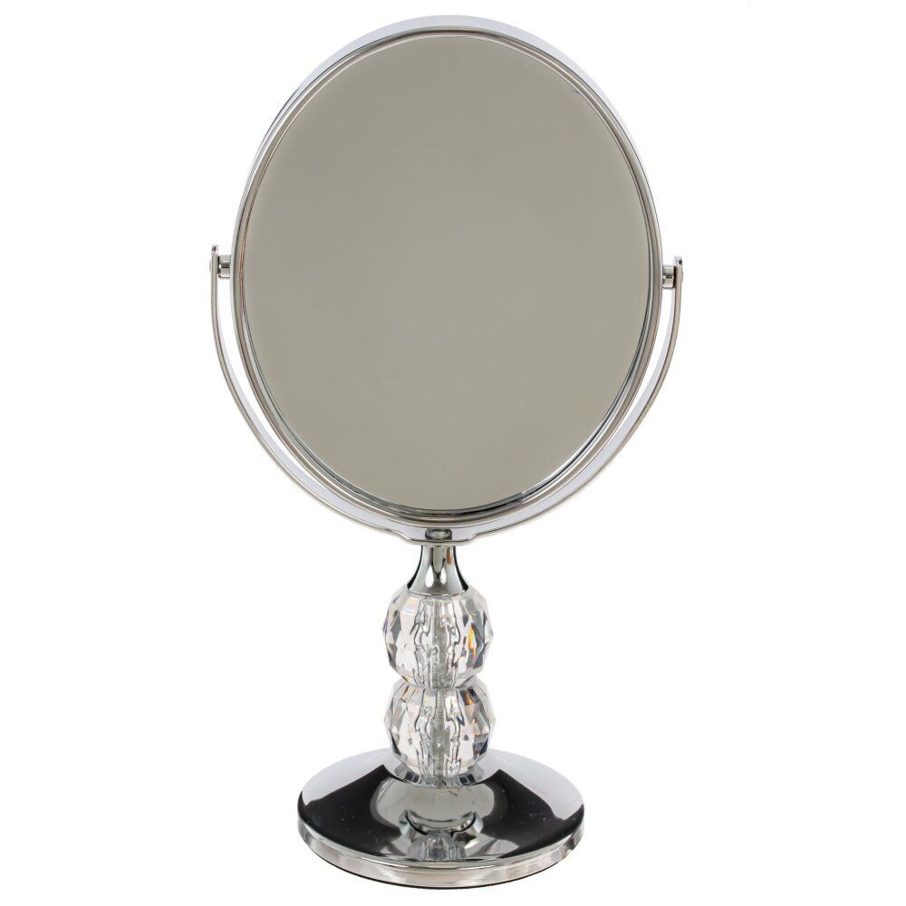 GAEM Зеркало настольное двустороннее с увеличением, L11 W7 H20 см