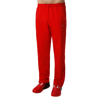 Мужские теннисные штаны HEAD Club Training Pants Men - Red