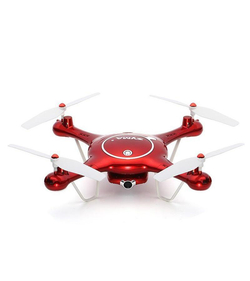 Р/У квадрокоптер Syma X5UW с FPV трансляцией Wi-Fi (HD), барометр 2.4G RTF красный