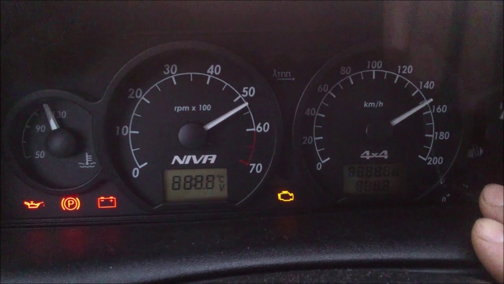 Комбинация  приборов (нового образца) Нива 4x4 / Шевроле/Тревел
