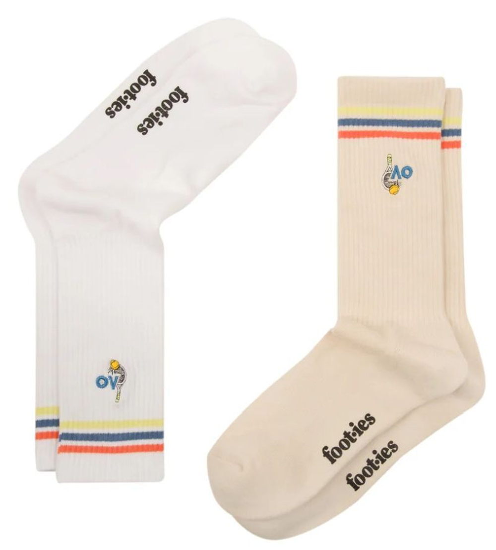 Теннисные носки Australian Open Low Ball Sneaker 2P - разноцветный