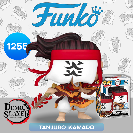 Фигурка Funko POP! Animation Demon Slayer Tanjuro Kamado Dance of the Sun God (Exc) (1255) 68862 / Фигурка Фанко ПОП! по мотивам аниме "Клинок, рассекающий демонов", Танджуро Камадо