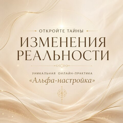 Откройте тайны изменения реальности. Альфа настройка.