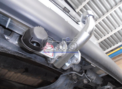 Фаркоп оцинкованный Galia V064A для Volkswagen Transporter / Caravelle / Multivan T5 2003-2015, T6 2015-(паспорт и сертификат в комплекте)(без электрики)
