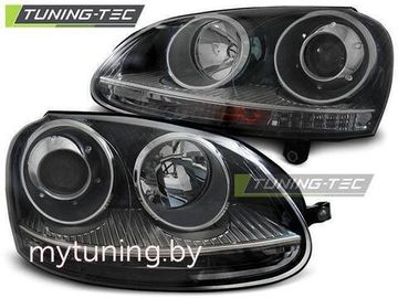 Передние фары VW Golf 5 GTI black