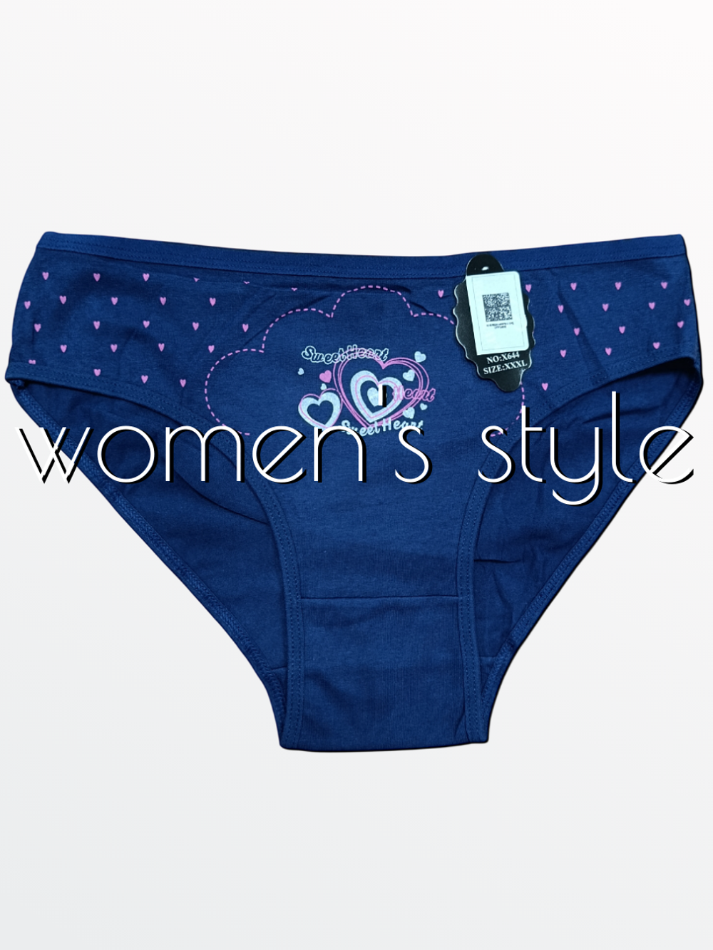 644 Трусы женские с принтом (XL)