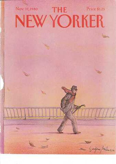 Журнал The New Yorker 17-11-1980, обложка