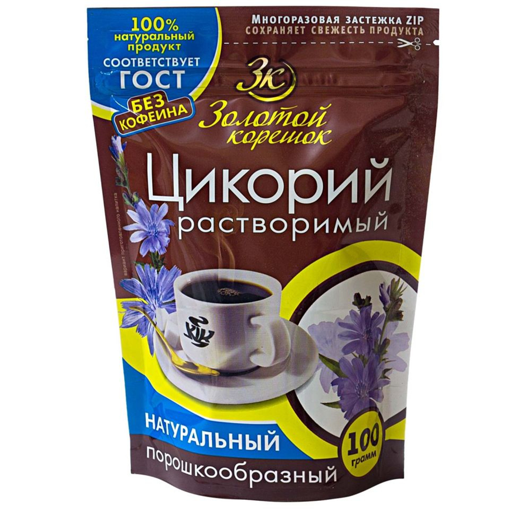 Цикорий Золотой корешок порошок м/у ZIP 100гр*12