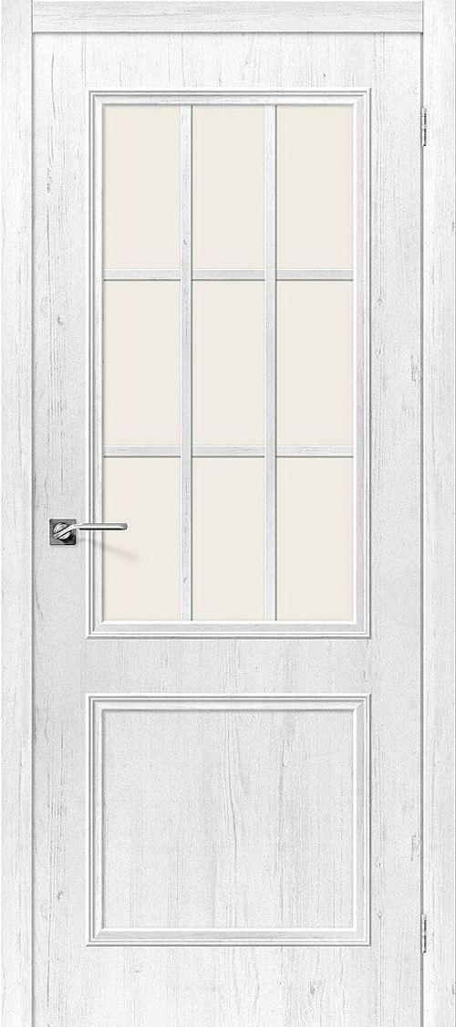 Дверь Симпл-13 / Цвет 3D Shabby Chic / Стекло Magic Fog / Двери Браво