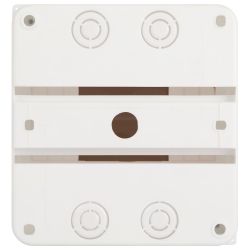 Корпус пластиковый навесной ЭРА SIMPLE КМПн 1/6 IP30 прозрачная крышка белый