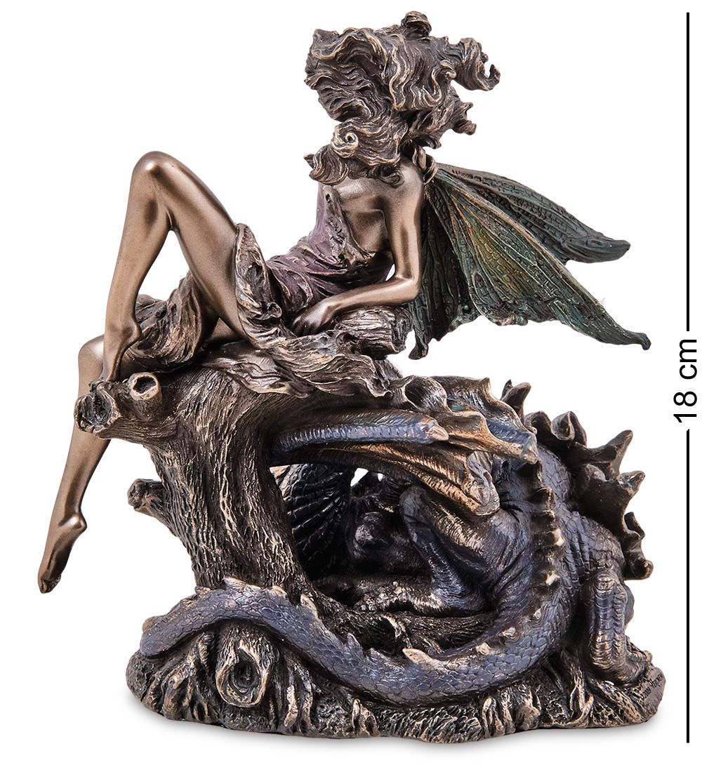 Veronese WS-1284 Статуэтка «Фея и дракон»