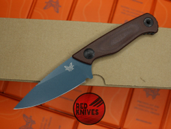 Нож Benchmade Dacian - микарта "Coyote Brown" (коричневый), клинок небесно серый