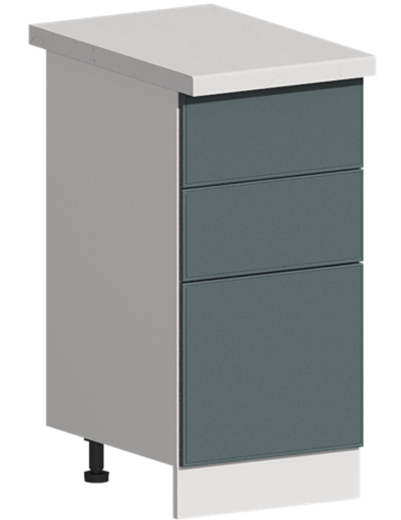 Кухня Модуль ШН3Я 400 Ликата / Бирюзовая мята