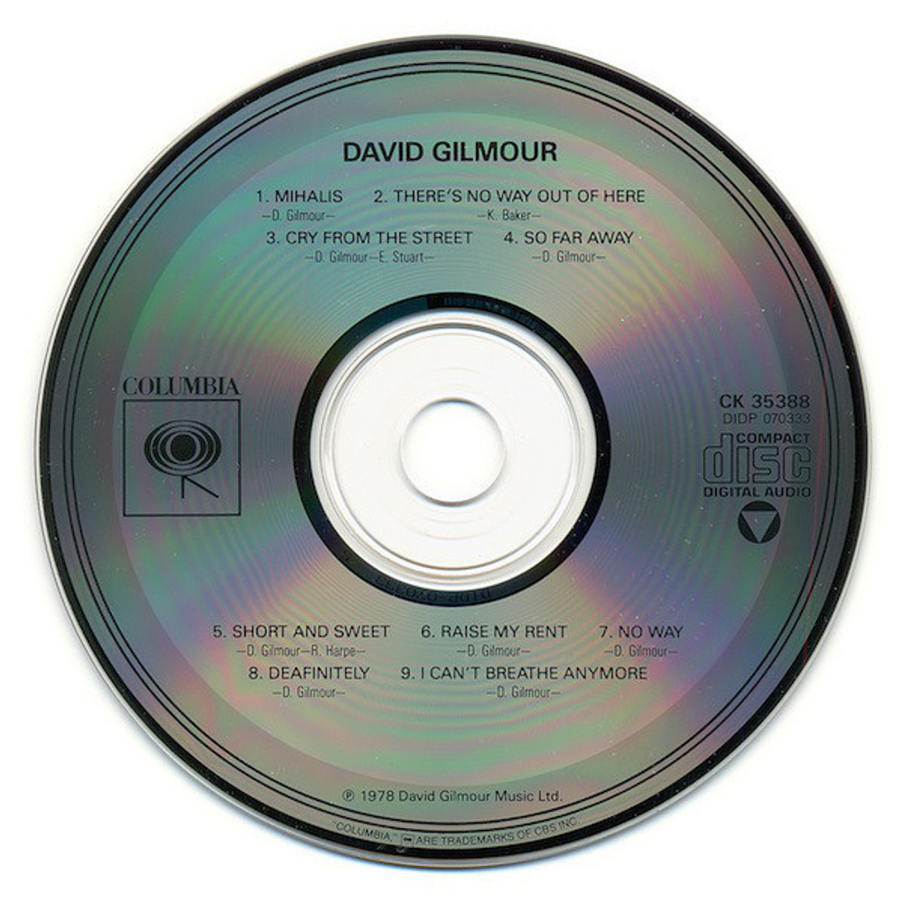 David Gilmour / David Gilmour (CD)