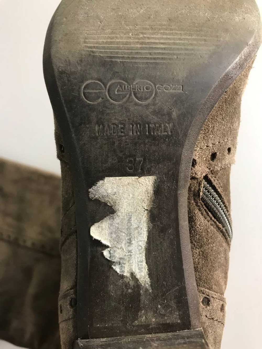 Сапоги Alberto Gozzi замшевые, 37 размер