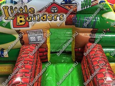 Коммерческий надувной батут "Строительная площадка"