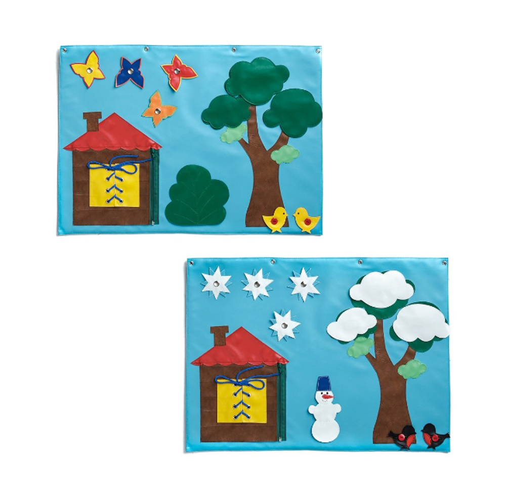 Коврик дидактический Зима-Лето