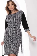Платье "Греция" (черно-белое) П8366 LT Collection