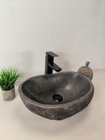 Раковина из речного камня RS-66001 46х30х15 из натурального камня