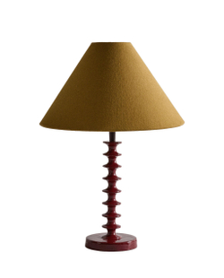 Zara Home Настольная лампа, цвет бордовый, 42.5 см